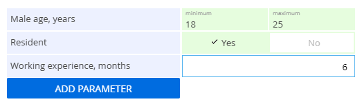 Fig. 7 Specify a fixed numeric value