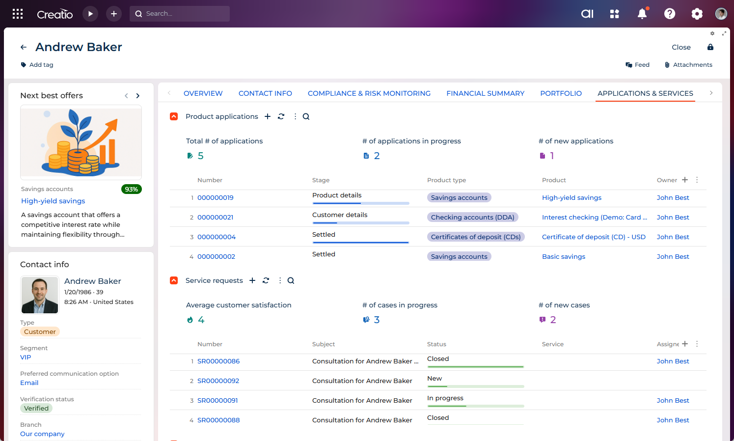 Fig. 6 Applications and services