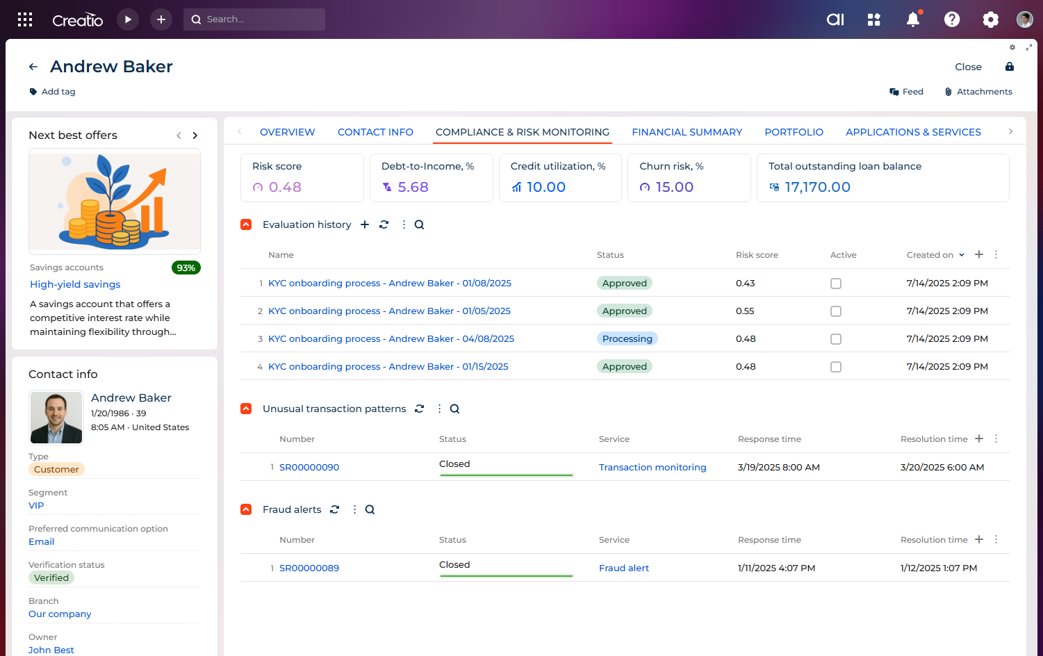 Fig. 1 Enhanced contact page