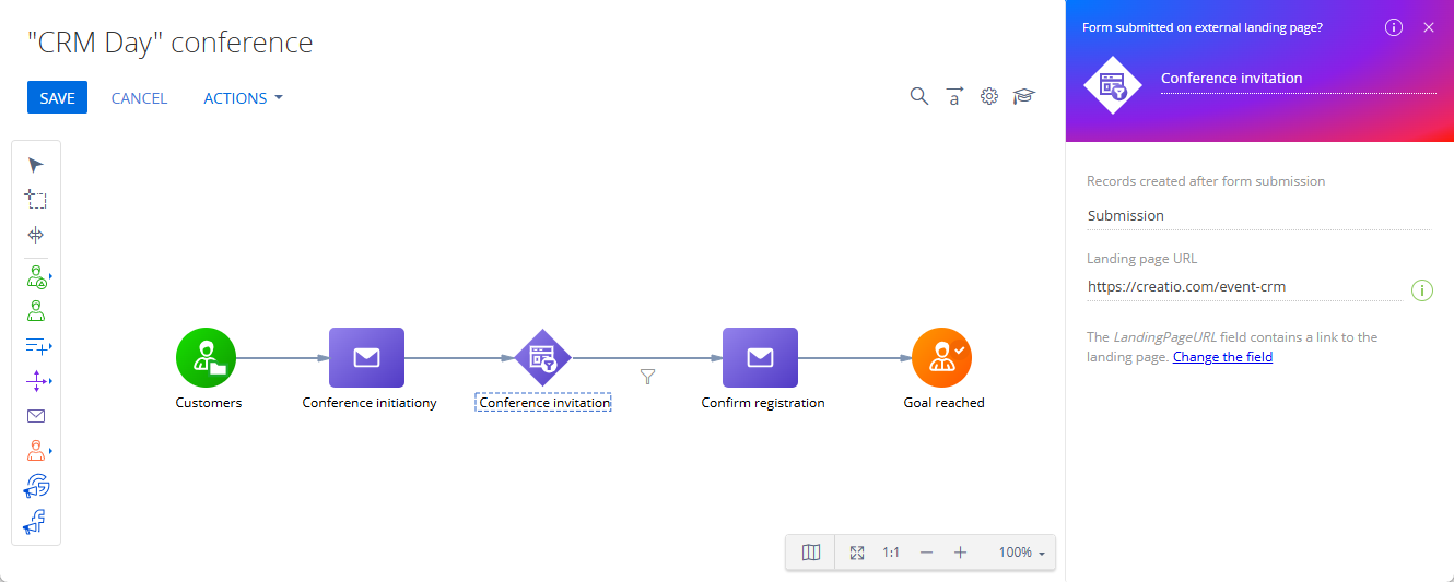 Fig. 14 Set up the Web page element