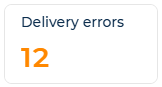 Fig. 2 Delivery error widget