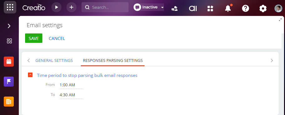 Fig. 1 The Responses parsing settings tab