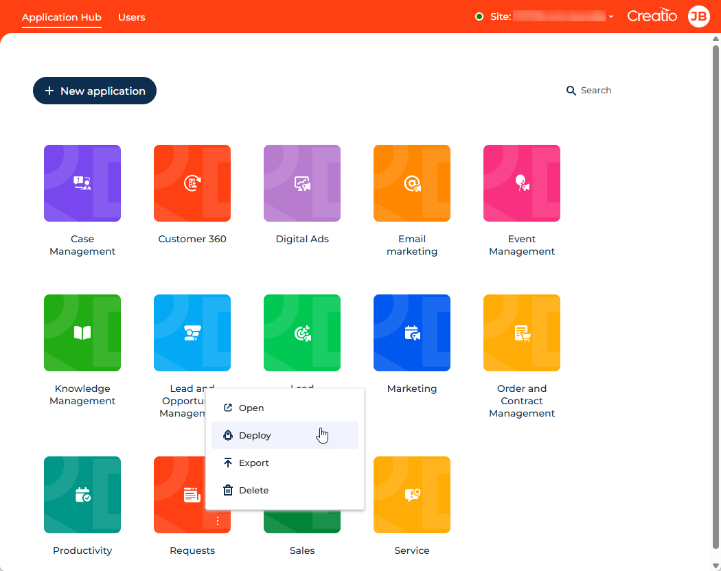 Fig. 8 Deploy the app
