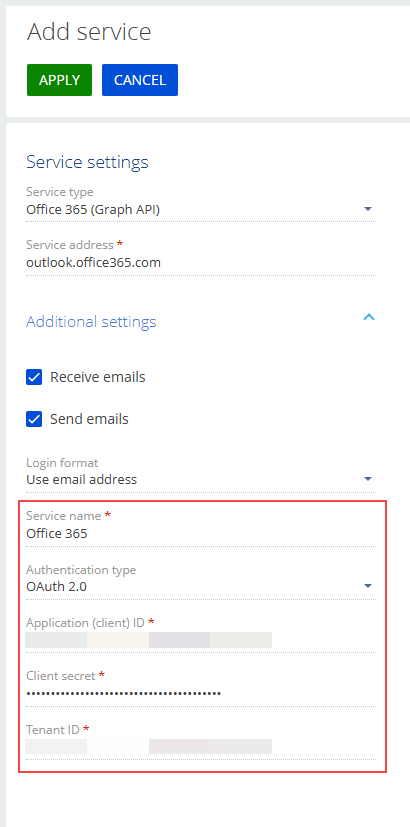 Fig. 8 Add service