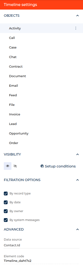 Fig. 1 Set up a Timeline component