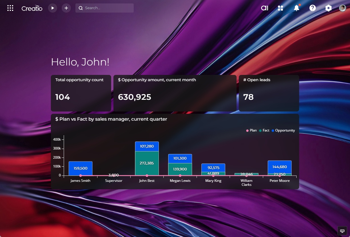 Creatio Freedom UI