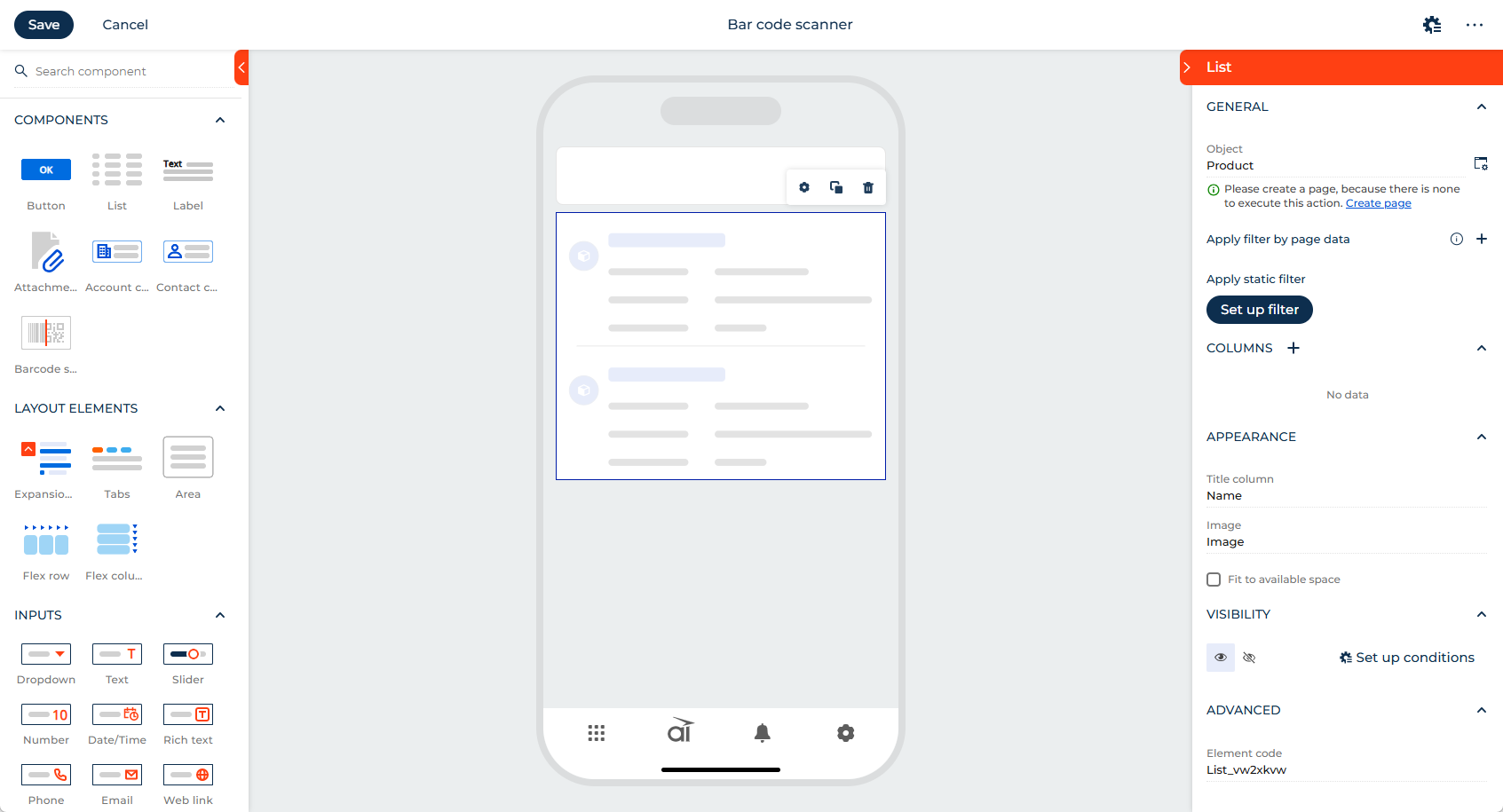Freedom UI Mobile Designer