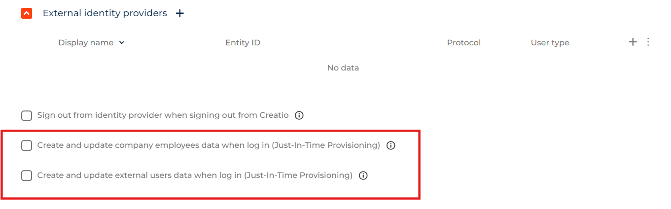Fig. 5 Set up Just-In-Time Provisioning