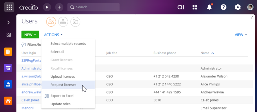 Fig. 3 Generate a license request