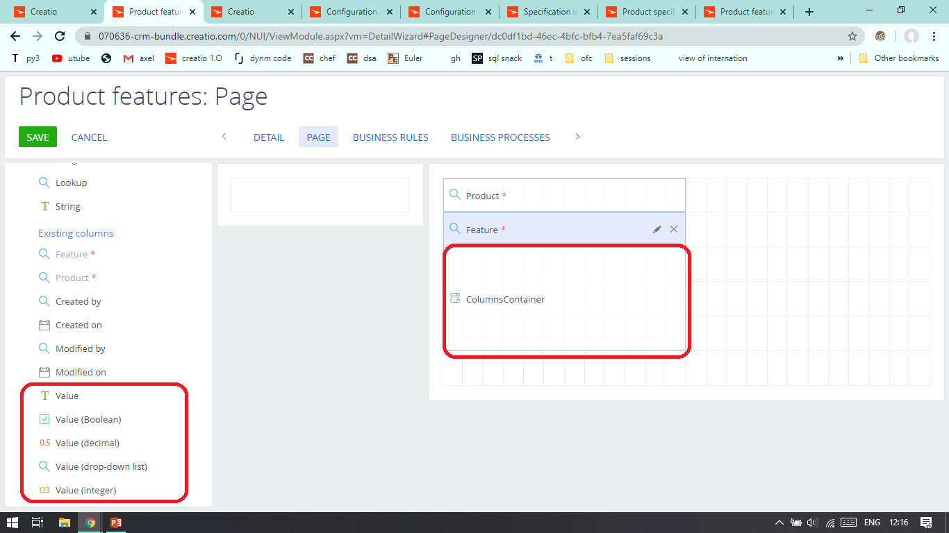 How to make a Columns Container? | Community Creatio