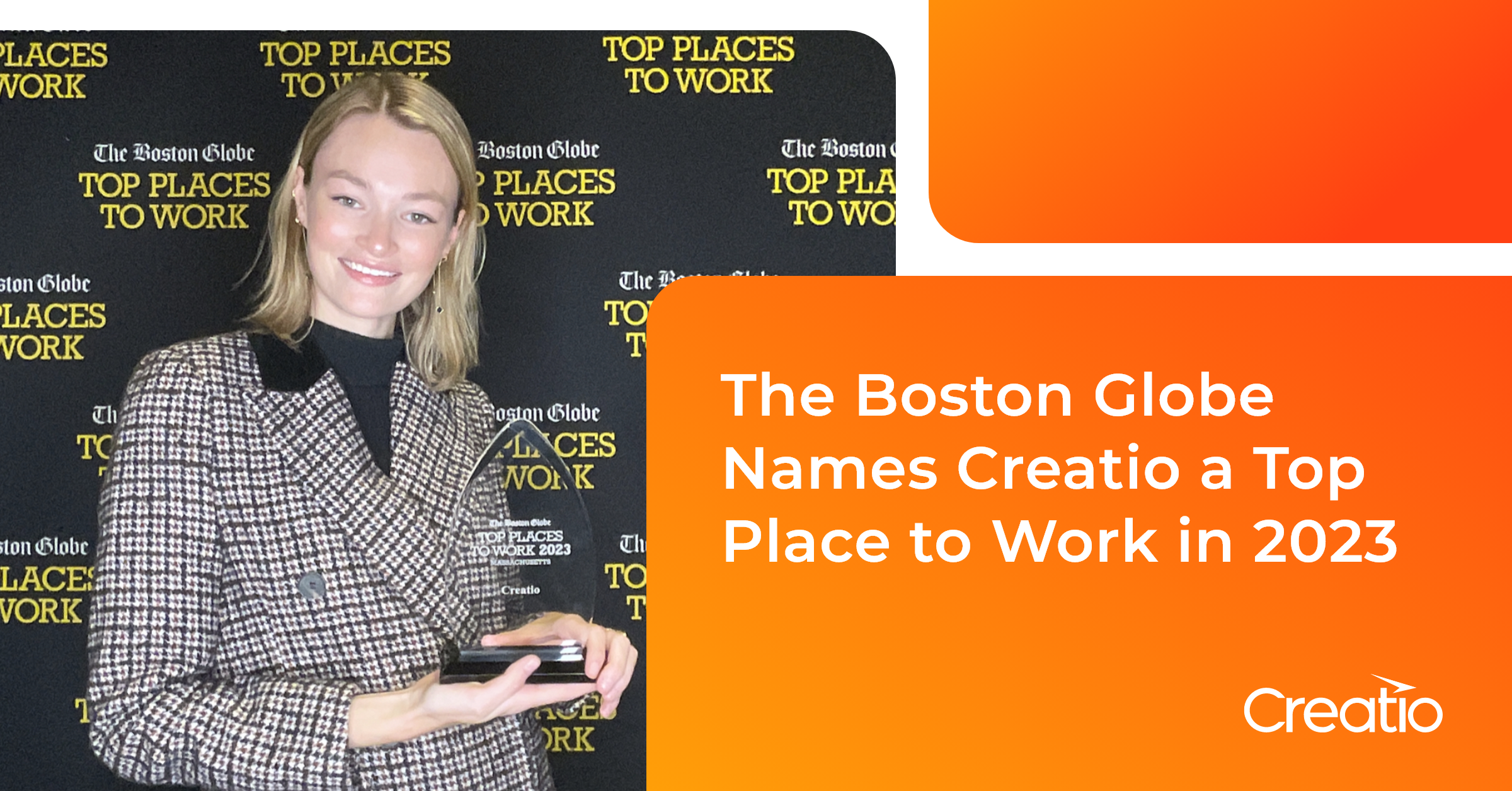 The Boston Globe Names Creatio a Top Place to Work in 2023 | Creatio
