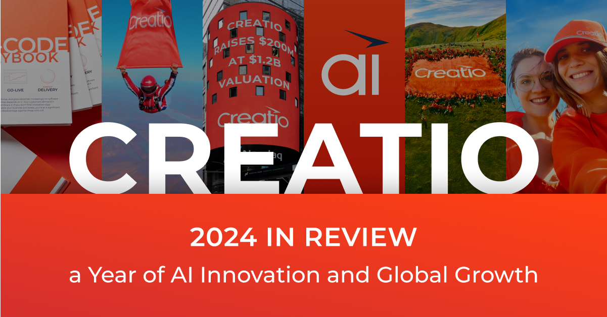Creatio Celebrates a Breakthrough Year of AI Innovation and Global ...