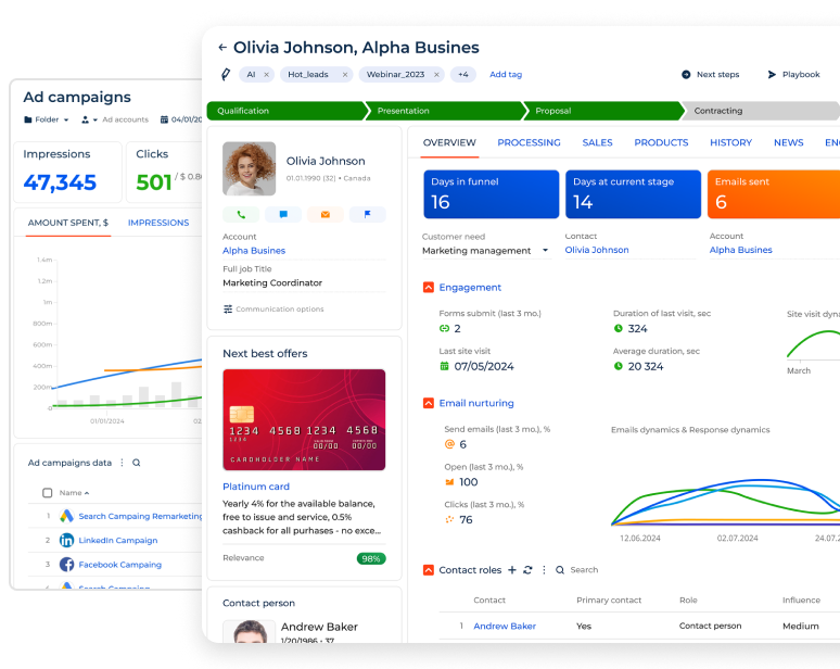 Creatio CRM banner