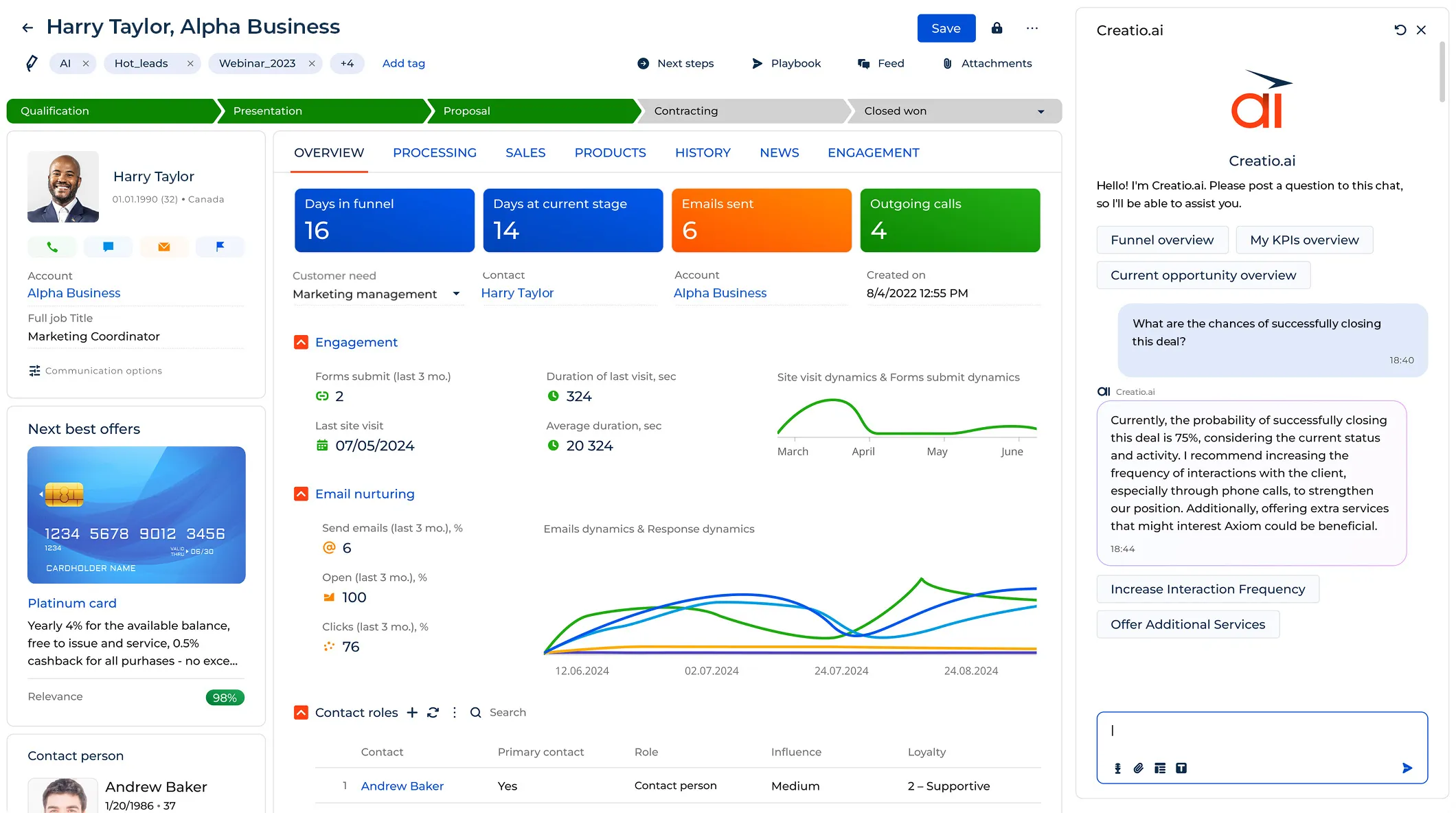 Creatio Banking Platform