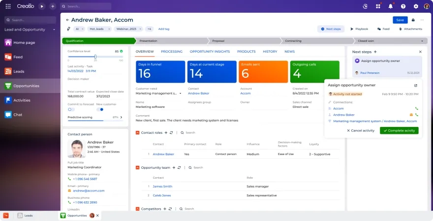 Creatio AI-Native CRM