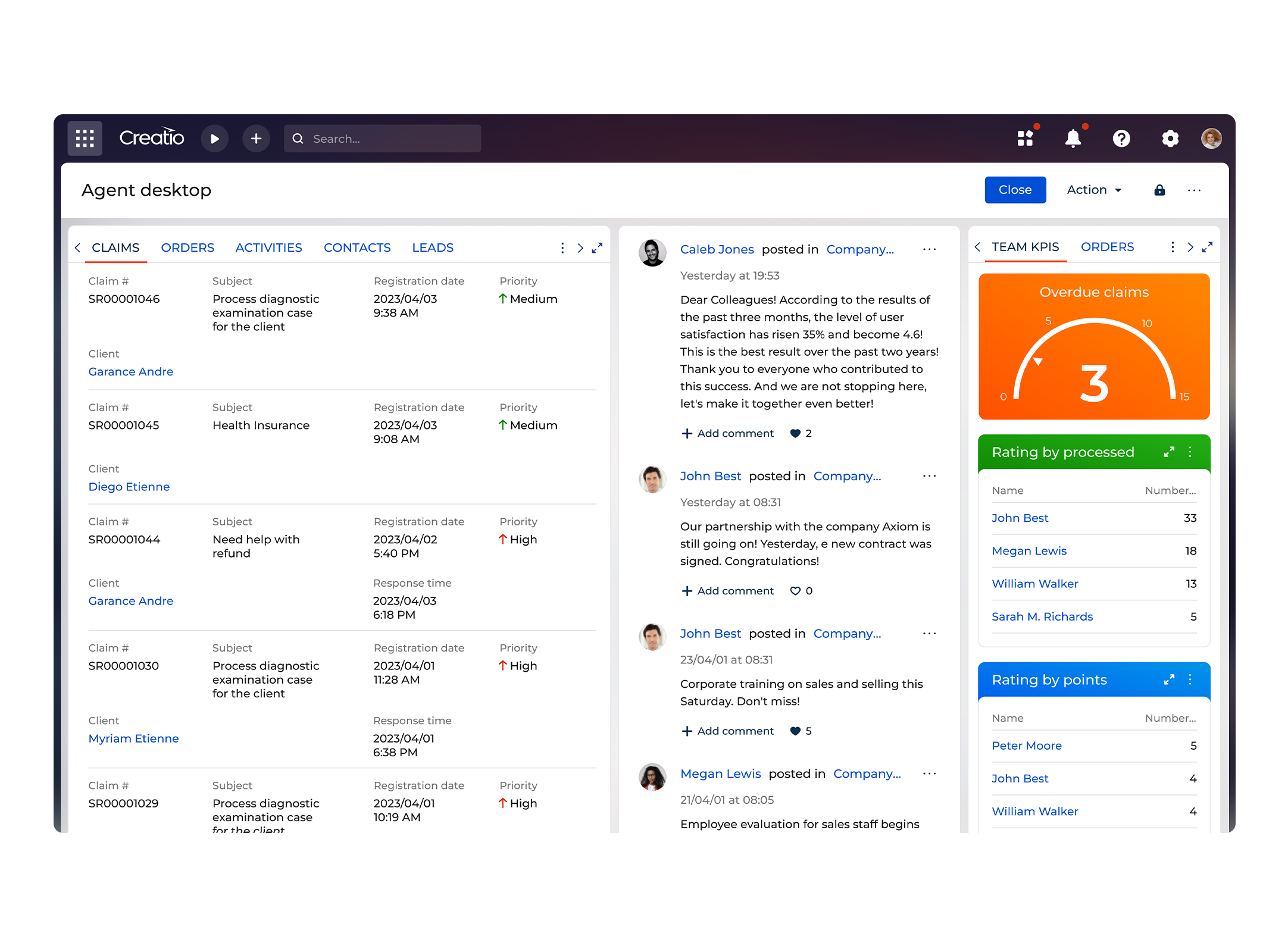Insurance Claims Automation with Creatio
