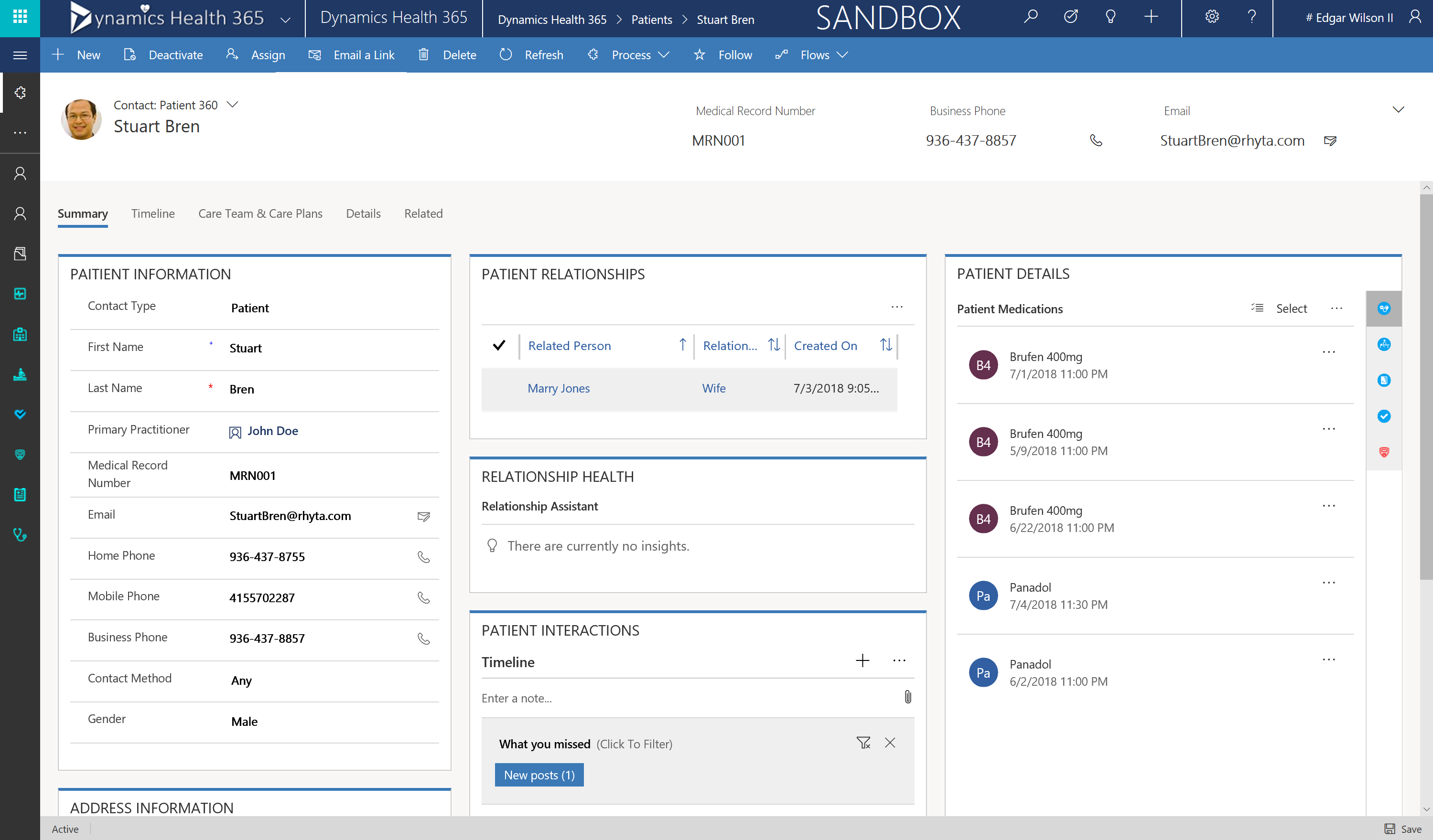 Microsoft Dynamics Healthcare CRM