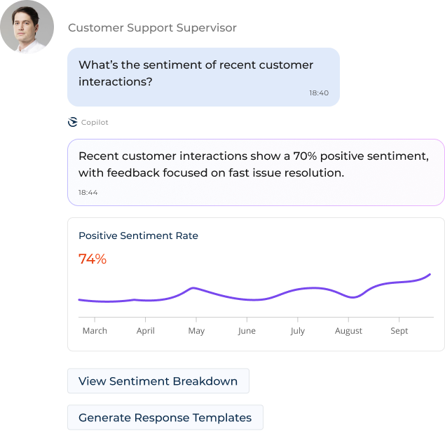 Creatio Predictive AI Customer Sentiment