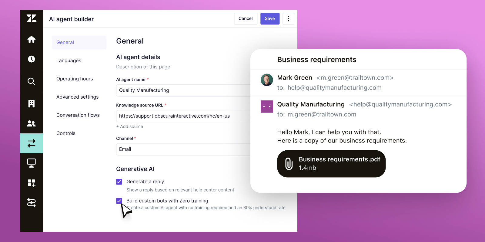 Zendesk Agentic Platform