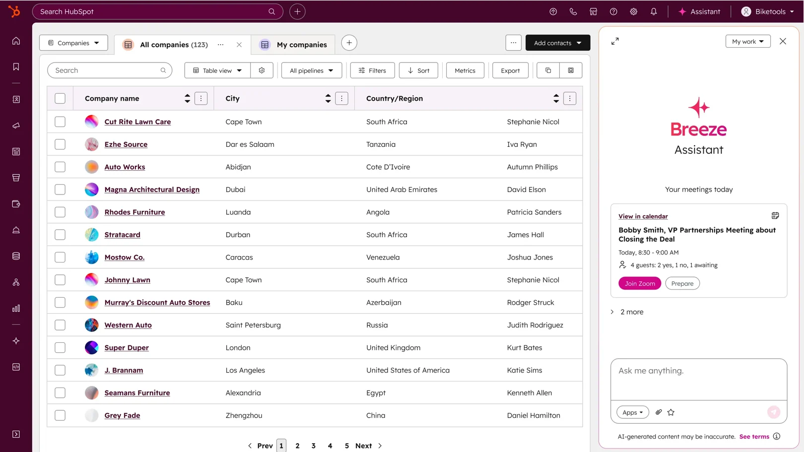 Hubspot Smart CRM