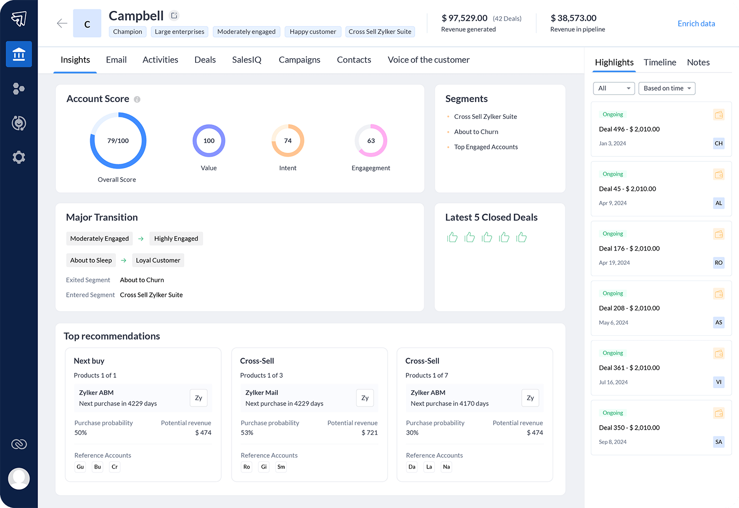 Zoho CRM
