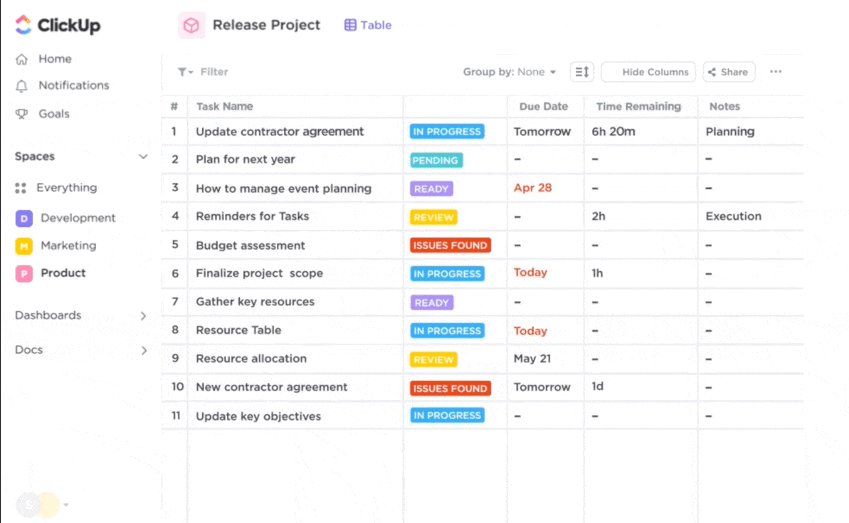 ClickUp CRM