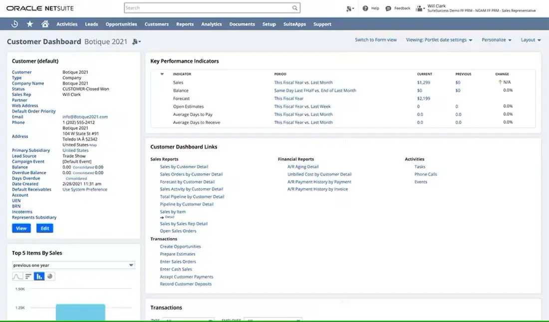 Oracle CX 