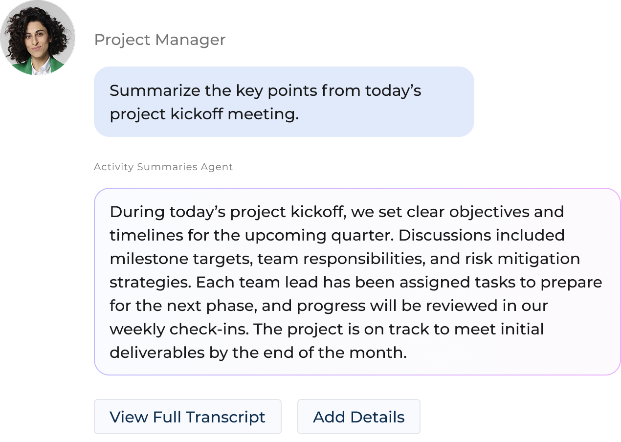 Call summary and analysis
