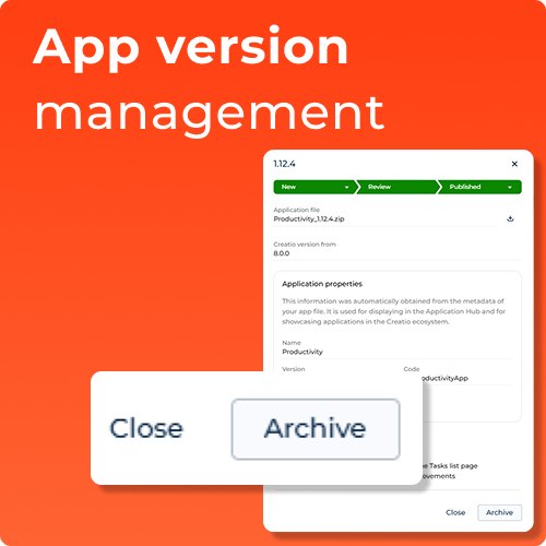 App version management