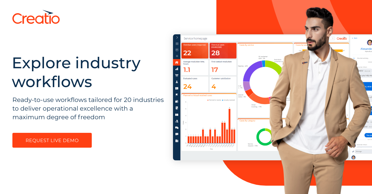 CRM Platform and Process Automation for Different Industries | Creatio