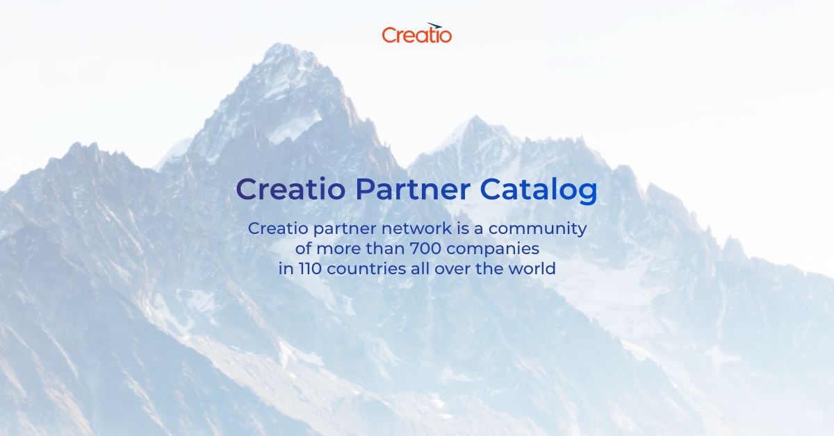 Creatio Partners | Creatio partner global channel network