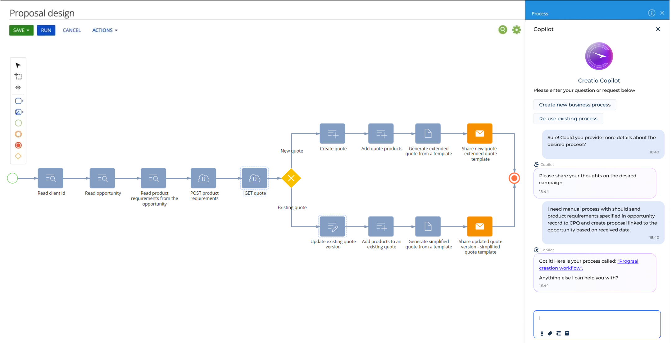 AI-Powered No-code Platform to Automate Workflows | Studio Creatio