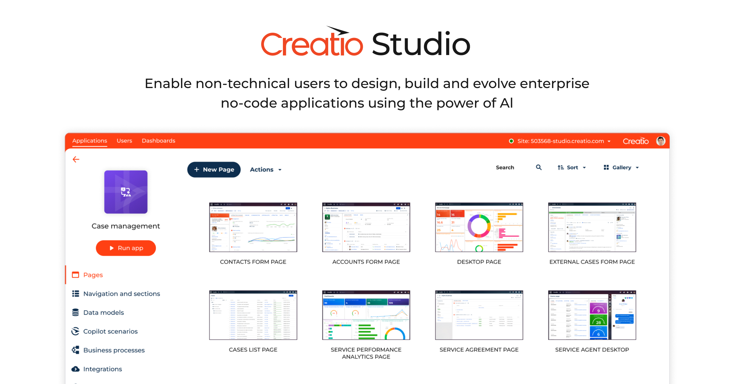 Creatio screenshot 1