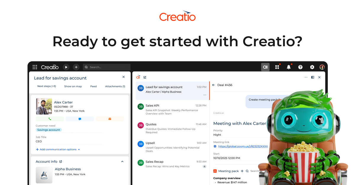 Get a demo | Creatio