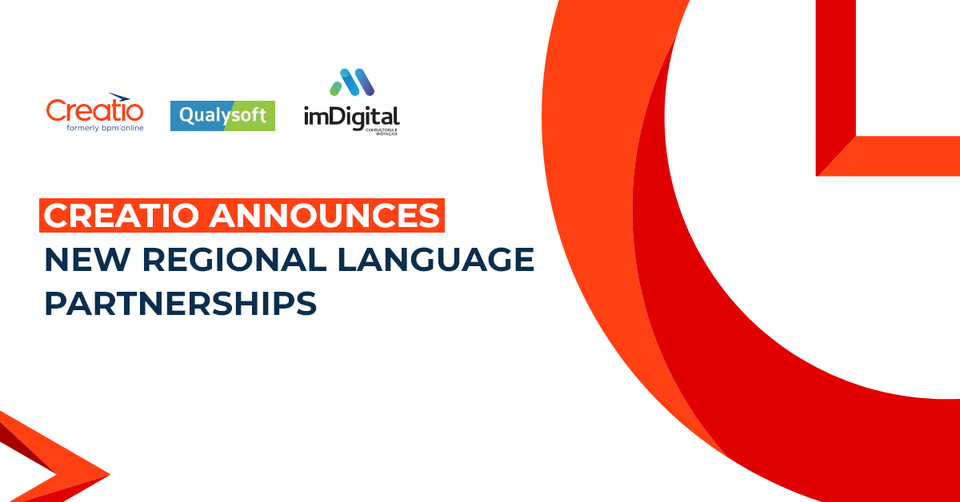Creatio Announces New Regional Language Partnerships with Qualysoft and imDigital