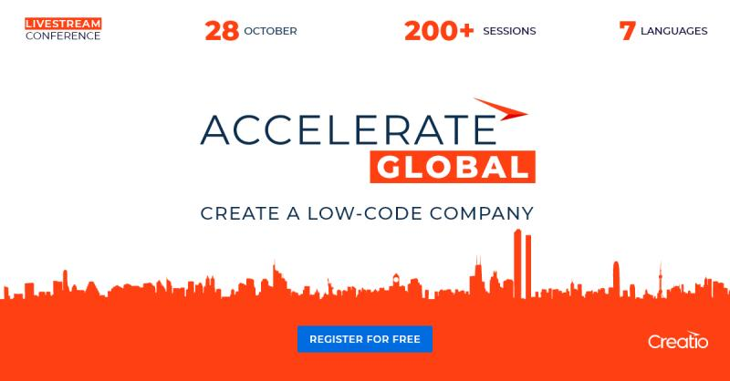 Creatio hosted an unprecedented 24-hour virtual event in 7 languages for IT and digital leaders worldwide 