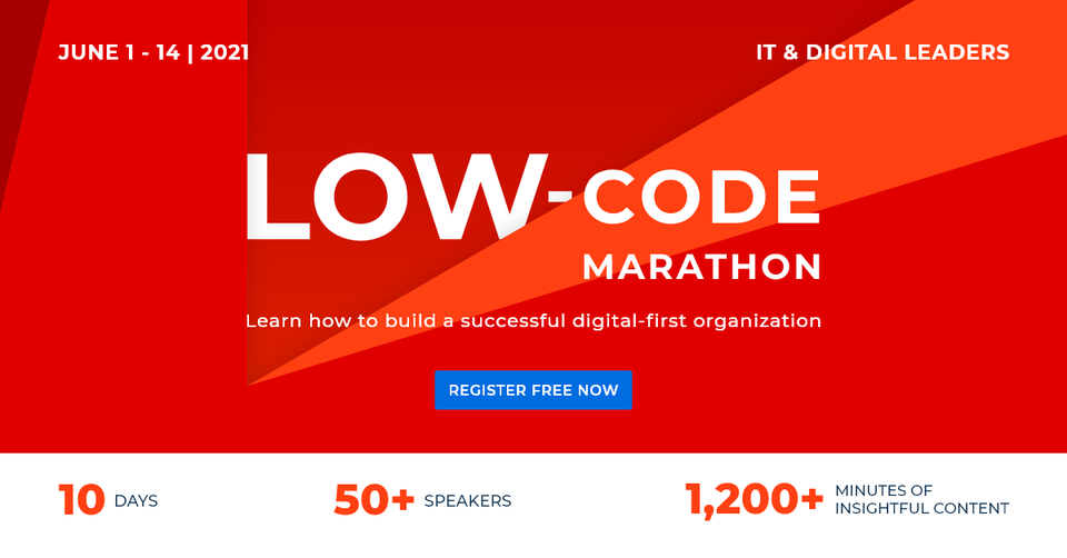 Creatio Announces a Virtual Low-Code Marathon, Coming June 1st 2021 