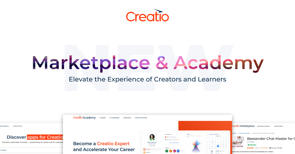 Creatio Enhances Marketplace and Academy Features to Elevate the Experience of Creators and Learners Alike
