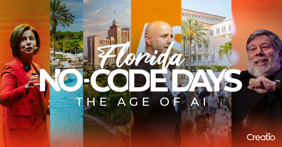Creatio’s No-Code Days Florida Inspires the Next Wave of Innovation with the Age of AI and Unstoppable Energy