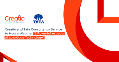 Creatio and Tata Consultancy Service to Host a Webinar