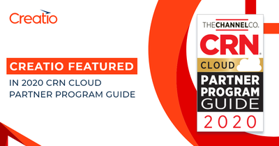 Creatio Featured in 2020 CRN Cloud Partner Program Guide