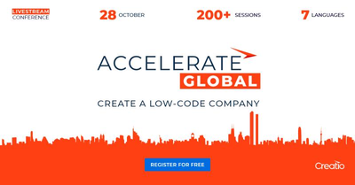 Creatio hosted an unprecedented 24-hour virtual event in 7 languages for IT and digital leaders worldwide 