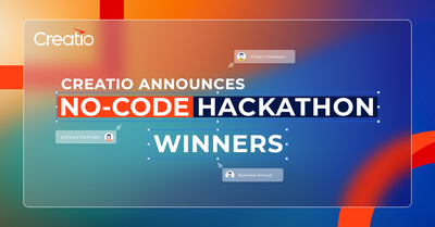 Creatio Announces No-Сode Hackathon Winners 