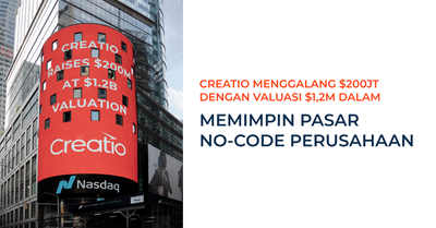 Creatio Menggalang $200JT dengan Valuasi $1,2M Dalam Memimpin Pasar No-Code Perusahaan