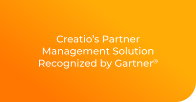 Creatio Recognized in the 2024 Gartner® Market Guide for Partner Relationship Management Applications