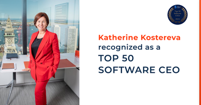 CEO of Creatio Katherine Kostereva Recognized as Top 50 Software CEO  