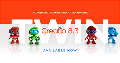 Creatio Launches 8.3 "Twin" Release, Further Advancing Native AI Capabilities with new Agents and Superior No-Code Automation
