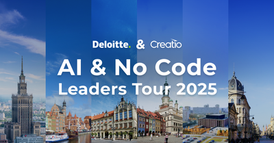 Creatio and Deloitte Digital Launch Polish Edition of No-Code Playbook: Age of AI at AI & No-Code Leaders Tour 2025