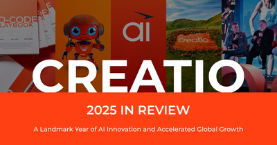 Creatio Marks a Landmark Year of AI Innovation and Accelerated Global Growth