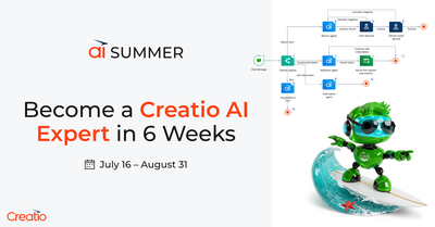 Creatio Launches AI Summer to Double-Down on Enterprise AI Adoption